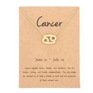 Cancer Zodiac Necklace